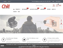 Tablet Screenshot of chill-innovation.com